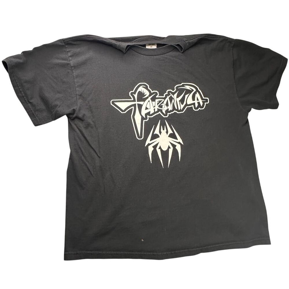 Tarantula Spider Devil Music Spider Skull Graphic Tee Black